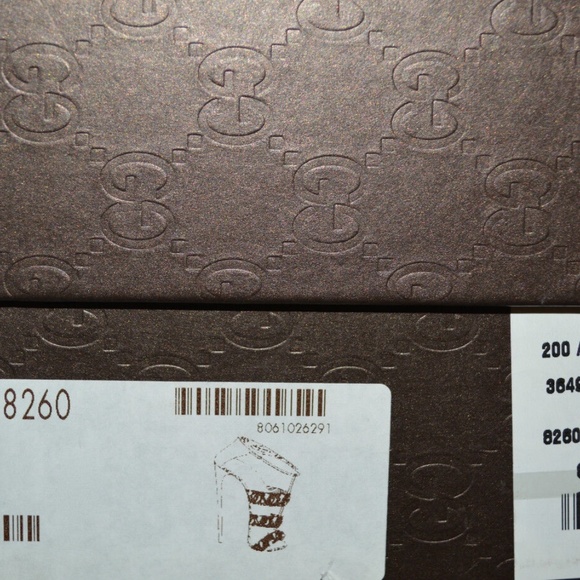 NIB Gucci Crystal Triple-Band High-Heel Sandals - Picture 6 of 6